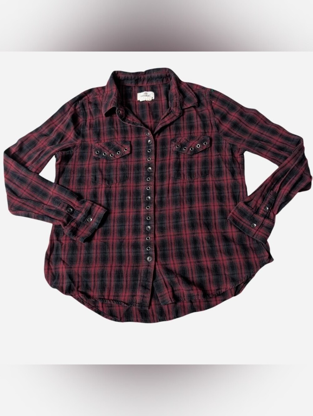 Red and Black Shyanne Flannel Shirt ‼️Price is firm for this item